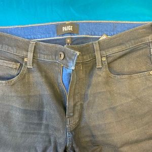 Men’s Paige jeans, size 32. Dark classic denim color, stretchy